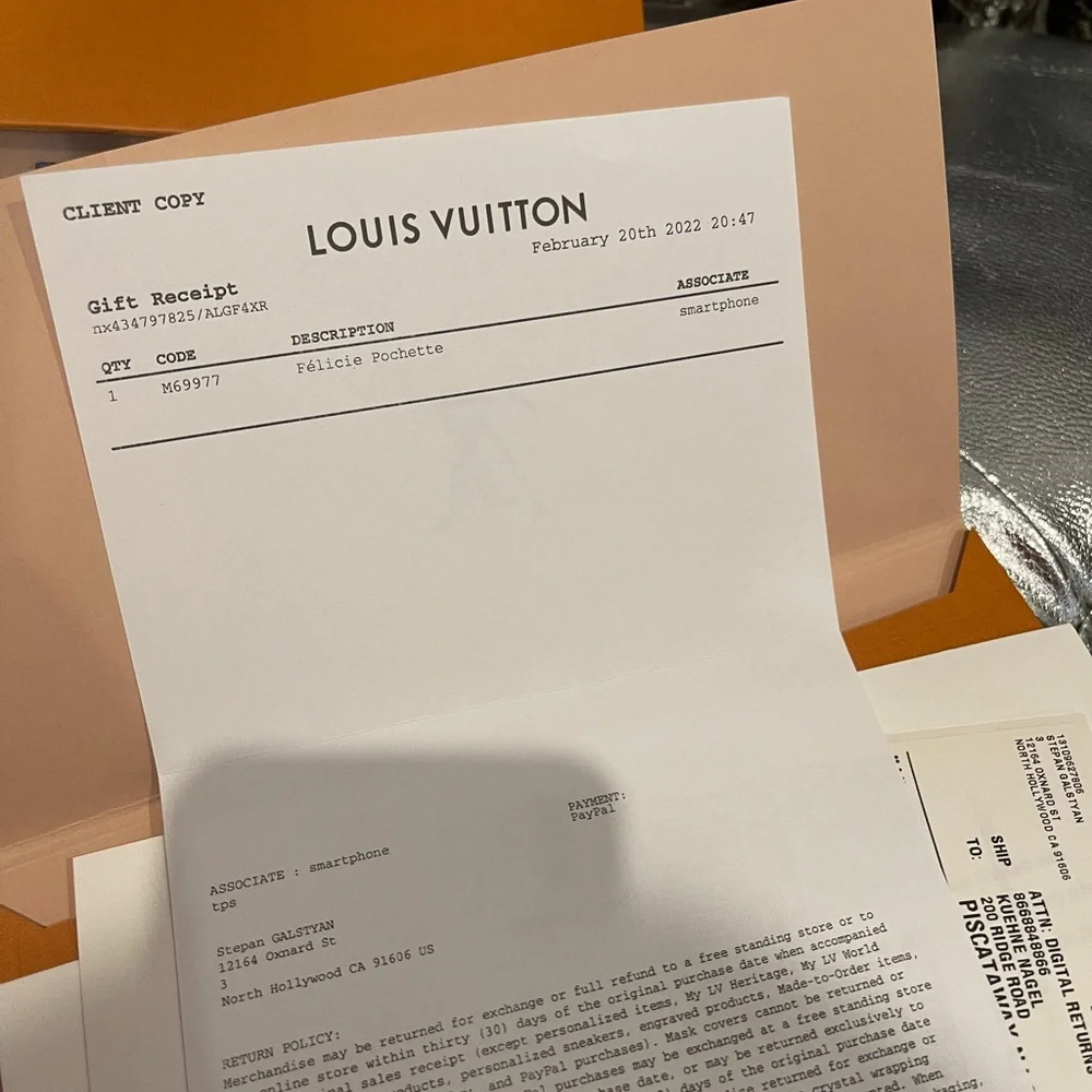 Louis Vuitton Taupe Bicolor Felicie - Picture 11 of 13